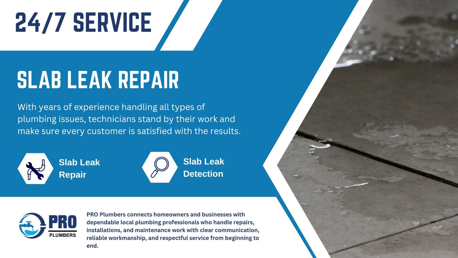 Slab Leak Repair in Hemet